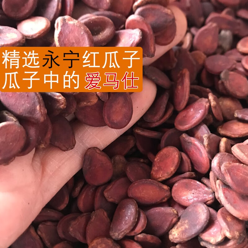隽颜堂水煮五香咸味红瓜子原味江西水煮西瓜子大片散装办公室休闲零食